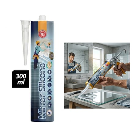 Ayna ve Cam Yapıştırıcı Silikon Şeffaf 300ml