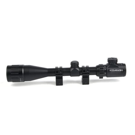 412x40 Aoeg Dürbünü Mil Dot Kırmızı Yeşil Lens Koruyucu