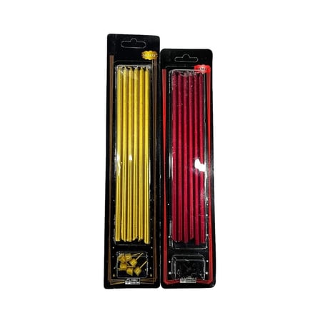 6'li 20 cm İnce Pasta Mumu