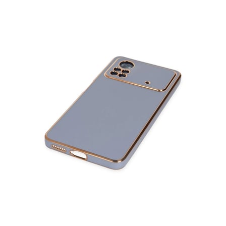 Poco X4 Pro 5G Kılıf Volet Silikon - Mavi
