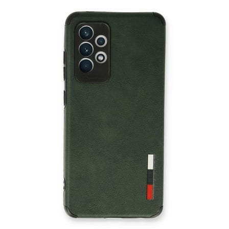 Samsung Galaxy A73 5G Kılıf Loop Deri Silikon - Yeşil