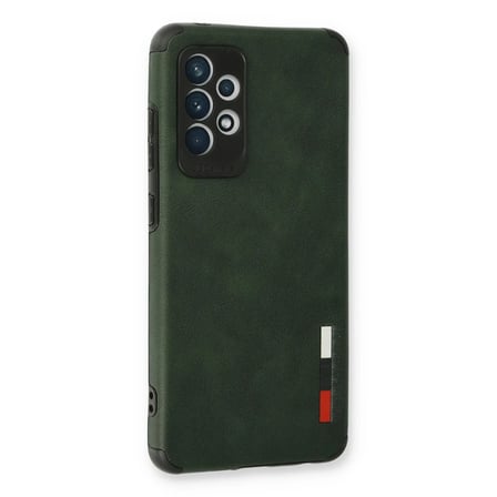 Samsung Galaxy A73 5G Kılıf Loop Deri Silikon - Yeşil