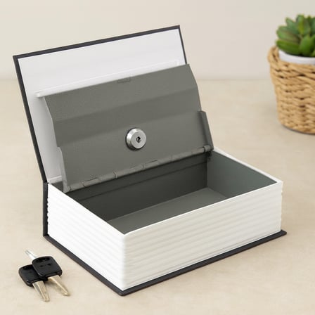 Kilitli Kitap Modeli Kumbara - Küçük 114x80x45 mm