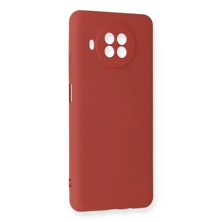 Mi 10T Lite Kılıf Nano içi Kadife Silikon - Kiremit