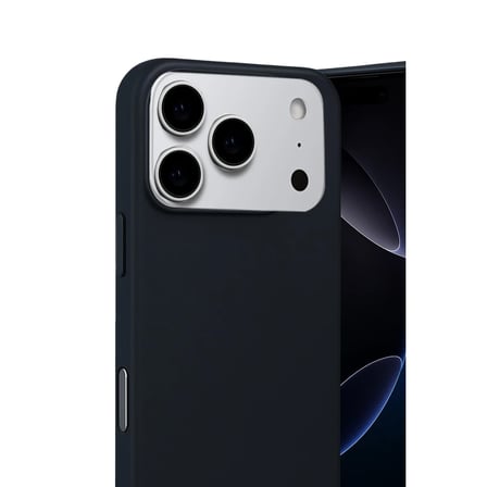 iPhone 17 Pro Max Nano içi Kadife Silikon - Siyah