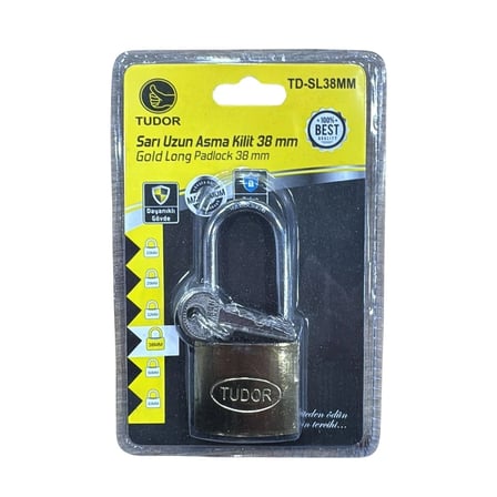 Blisterli Uzun Sarı 38 mm Kilit