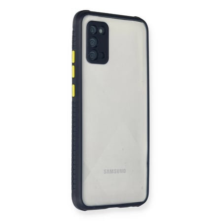 Samsung Galaxy A02S Kılıf Miami Şeffaf Silikon - Lacivert