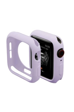 Apple Watch 38mm Silikon Alt Kasa - Lila