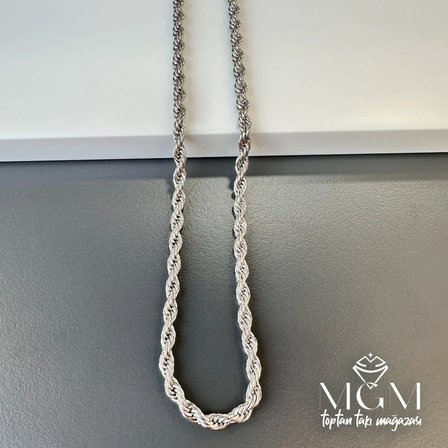 Çelik Burgu Halat Zincir 4 Mm - Kl0069