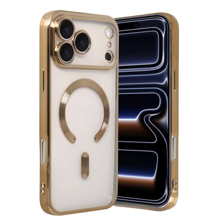 Apple İphone 17 Pro Max Kross Magneticsafe Kapak - Gold