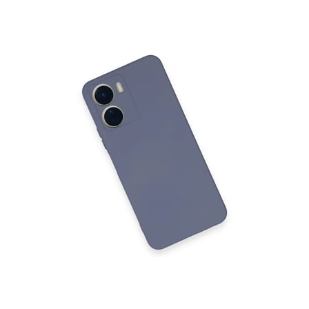Vivo Y16 Kılıf Nano içi Kadife Silikon - Gri
