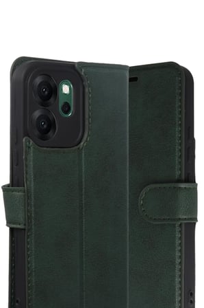 Oppo Reno 14F Trend S Plus Kapaklı Kılıf - Yeşil