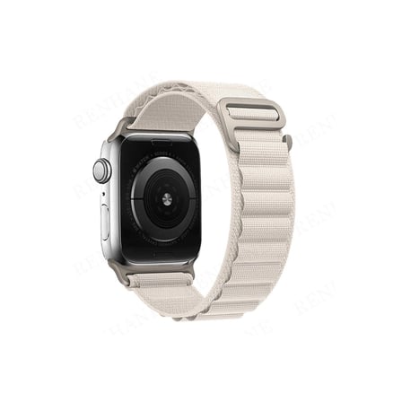 Apple Uyumlu Watch 38mm Mountain Kordon (saat Değildir) - Beyaz
