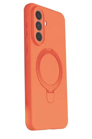 Samsung Galaxy A57 5G Regal Magsafe Standlı Kapak - Turuncu