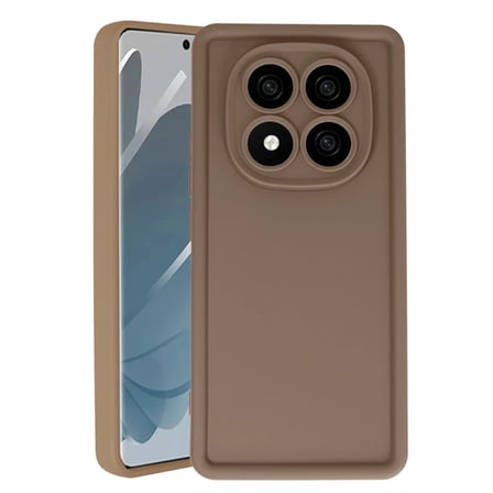 Redmi Note 14 Pro 5G Kılıf Viera Silikon - Kahverengi