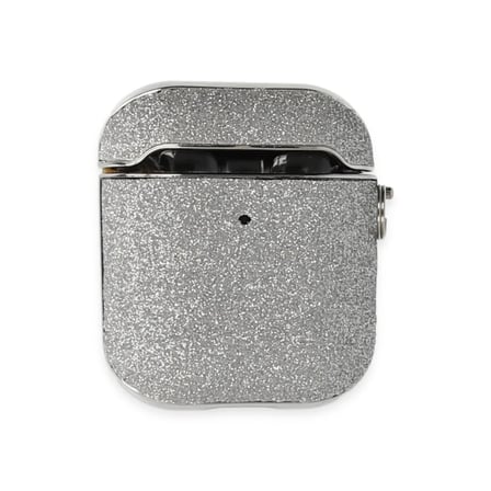 Airpods 2 (2.nesil) Spell Simli Kılıf - Gümüş