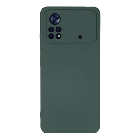 Poco X4 Pro 5G Kılıf Nano içi Kadife Silikon - Koyu Yeşil