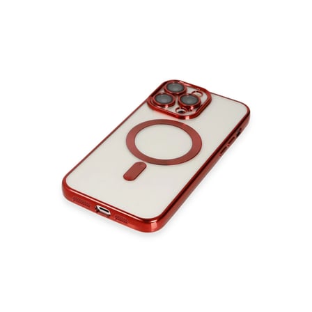 Apple iPhone 13 Pro Max Kılıf Kross Magneticsafe Kapak - Kırmızı