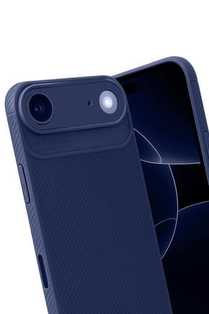 Apple iPhone 17 Air Auto Focus Karbon Kapak - Lacivert