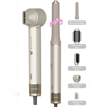 5in1 Air Brush Saç Kurutucu ve Şekillendirici 1300W