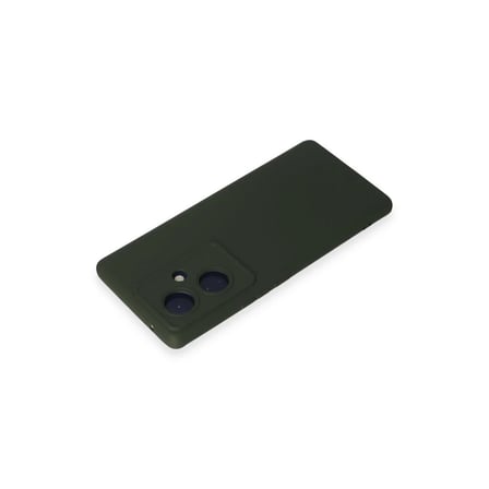 Vivo V29 Lite Kılıf Nano içi Kadife Silikon - Koyu Yeşil