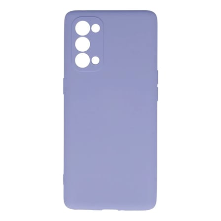 Oppo Reno 5 Pro Kılıf Nano içi Kadife Silikon - Lila