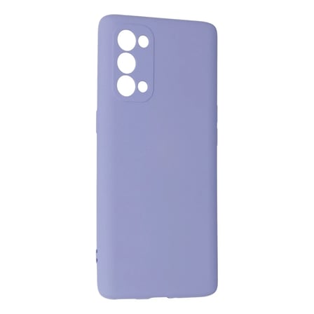 Oppo Reno 5 Pro Kılıf Nano içi Kadife Silikon - Lila