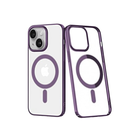 iPhone 14 Plus Kılıf Element Magneticsafe Sert Kapak - Mor