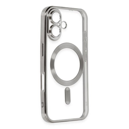 Apple Uyumlu İphone 16 Kılıf Kross Magneticsafe Kapak - Titan Gri