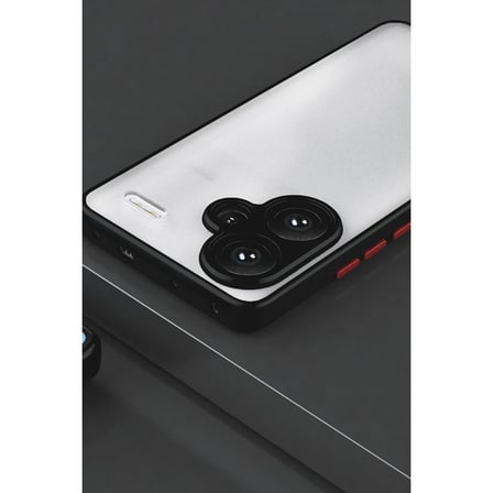 Xiaomi Redmi Note 13 Pro Plus Kılıf Montreal Silikon Kapak - Siyah