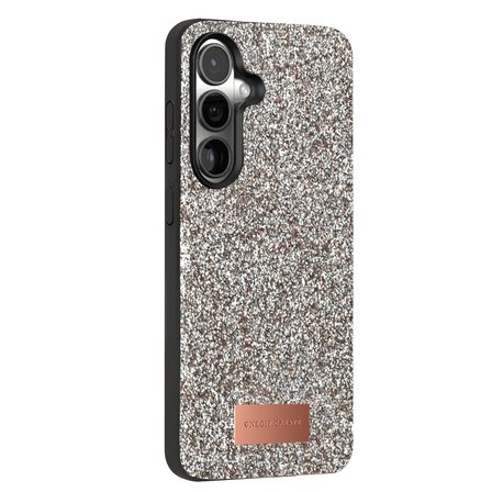 Onegif Samsung Galaxy S24 Bright Simli Kapak - Gümüş