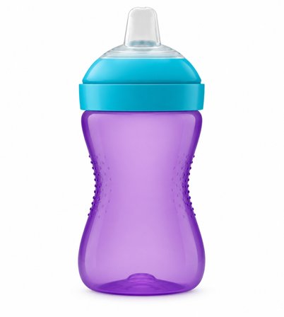 Yumuşak Uçlu Bardak 300 ml Mor