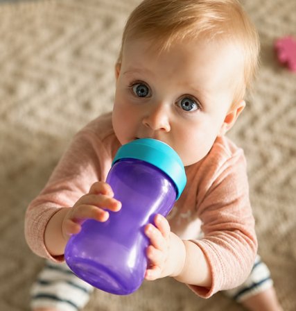 Yumuşak Uçlu Bardak 300 ml Mor