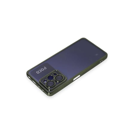 Poco X5 Pro 5G Kılıf Razer Lensli Silikon - Yeşil
