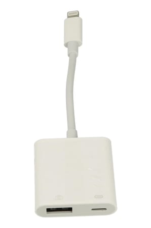 APR22 Iphone Otg 2in1 - Beyaz