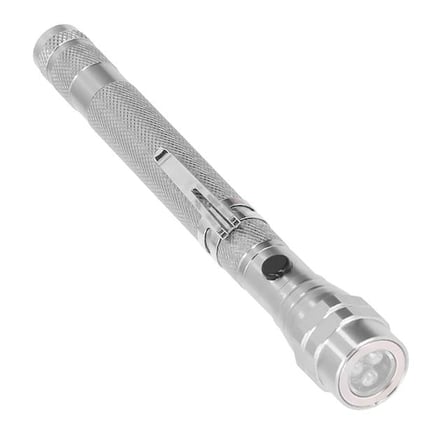 MX-2808 Mıknatıslı 360 Derece Döner Başlıklı 3 Ledli Beyaz Işık El Feneri