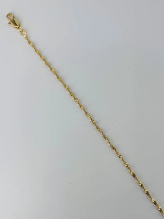 Zirkon Taşlı Pirinç Bileklikler 19 Cm  - Kbl0382