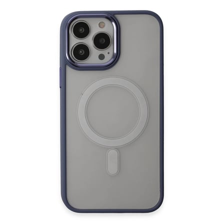 iPhone 15 Pro Max Kılıf Room Magneticsafe Silikon - Sierra Blue