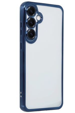 Samsung Galaxy S25 Plus Kılıf Razer Lensli Silikon - Lacivert
