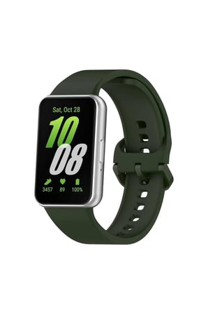 Samsung Galaxy Fit 3 Klasik Kordon - Haki Yeşil