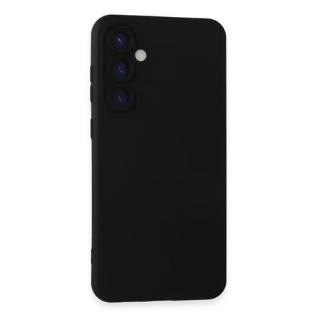 Samsung Galaxy S24 Plus Kılıf Nano içi Kadife Silikon - Siyah