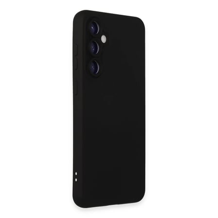 Samsung Galaxy S24 Plus Kılıf Nano içi Kadife Silikon - Siyah