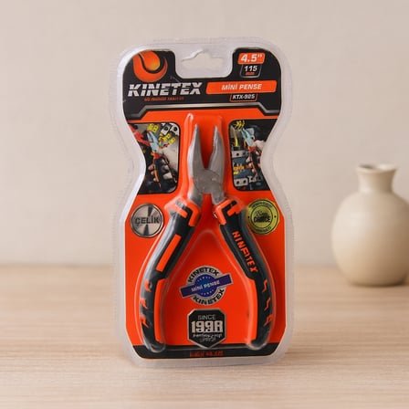 Vakumlu Mini Çelik Pense 115 mm (Yaylı)