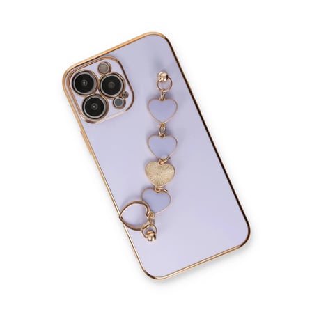 iPhone 13 Pro Max Kılıf Esila Silikon - Lila