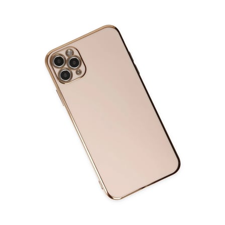 iPhone 11 Pro Max Kılıf Volet Silikon - Pembe