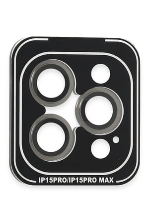 Joko Apple iPhone 15 Pro Max PVD Metal Kamera Lens - Gri