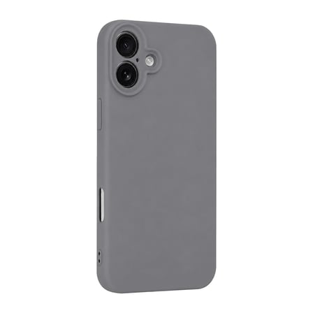 Apple iPhone 16 Plus Kılıf First Silikon - Gri