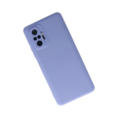 Xiaomi Redmi Note 10 Pro Kılıf Nano içi Kadife Silikon - Lila