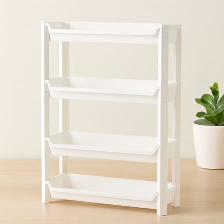 4 Katlı Sepet Organizer Raf Düzenleyici