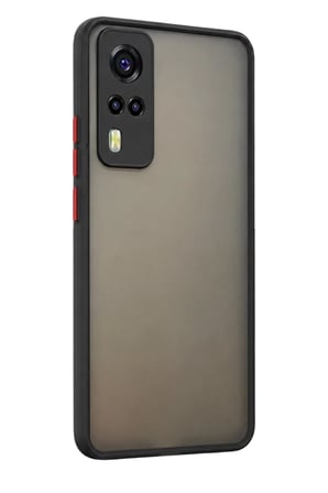 Vivo Y53S Kılıf Montreal Silikon Kapak - Siyah
